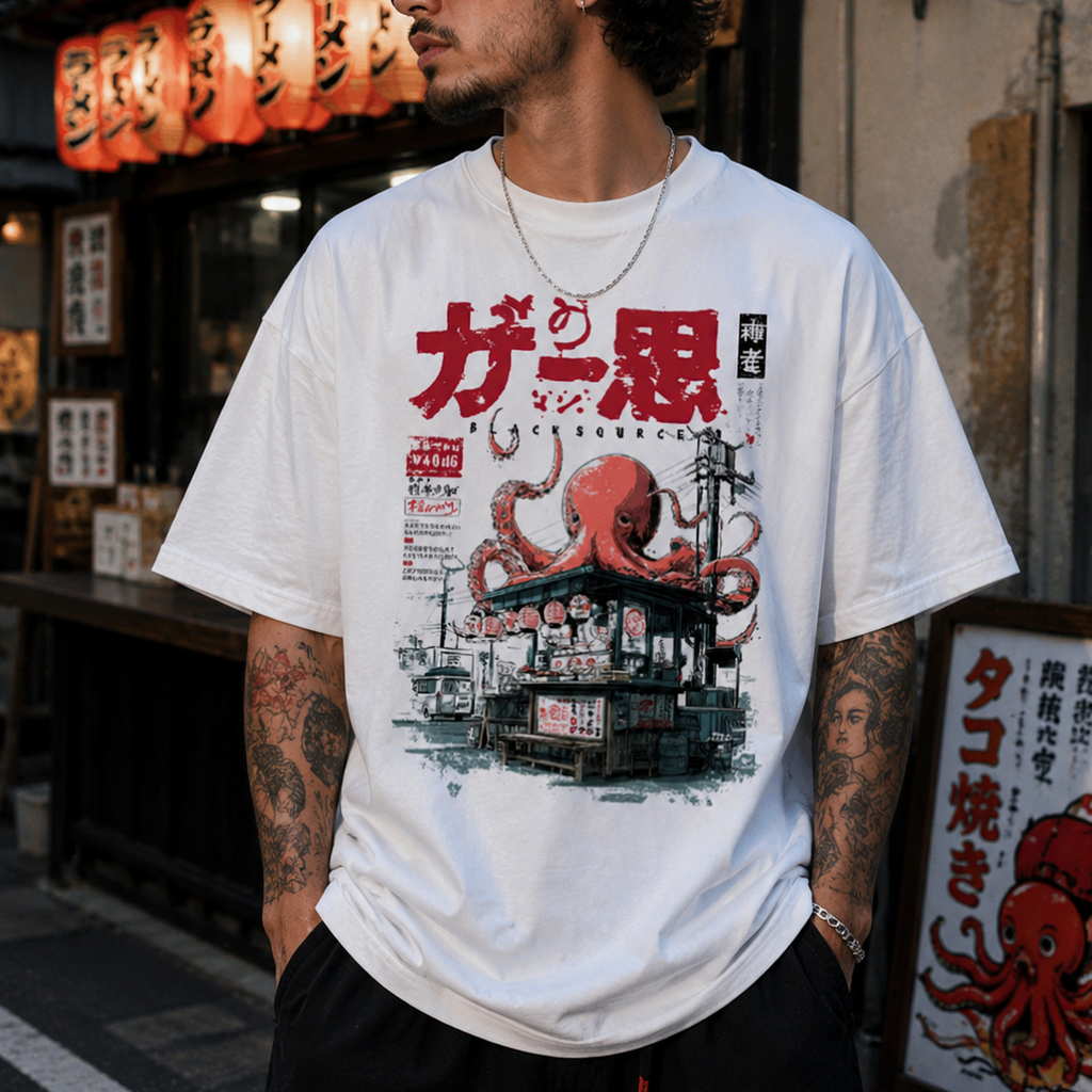 OctoBite Japanese Tee