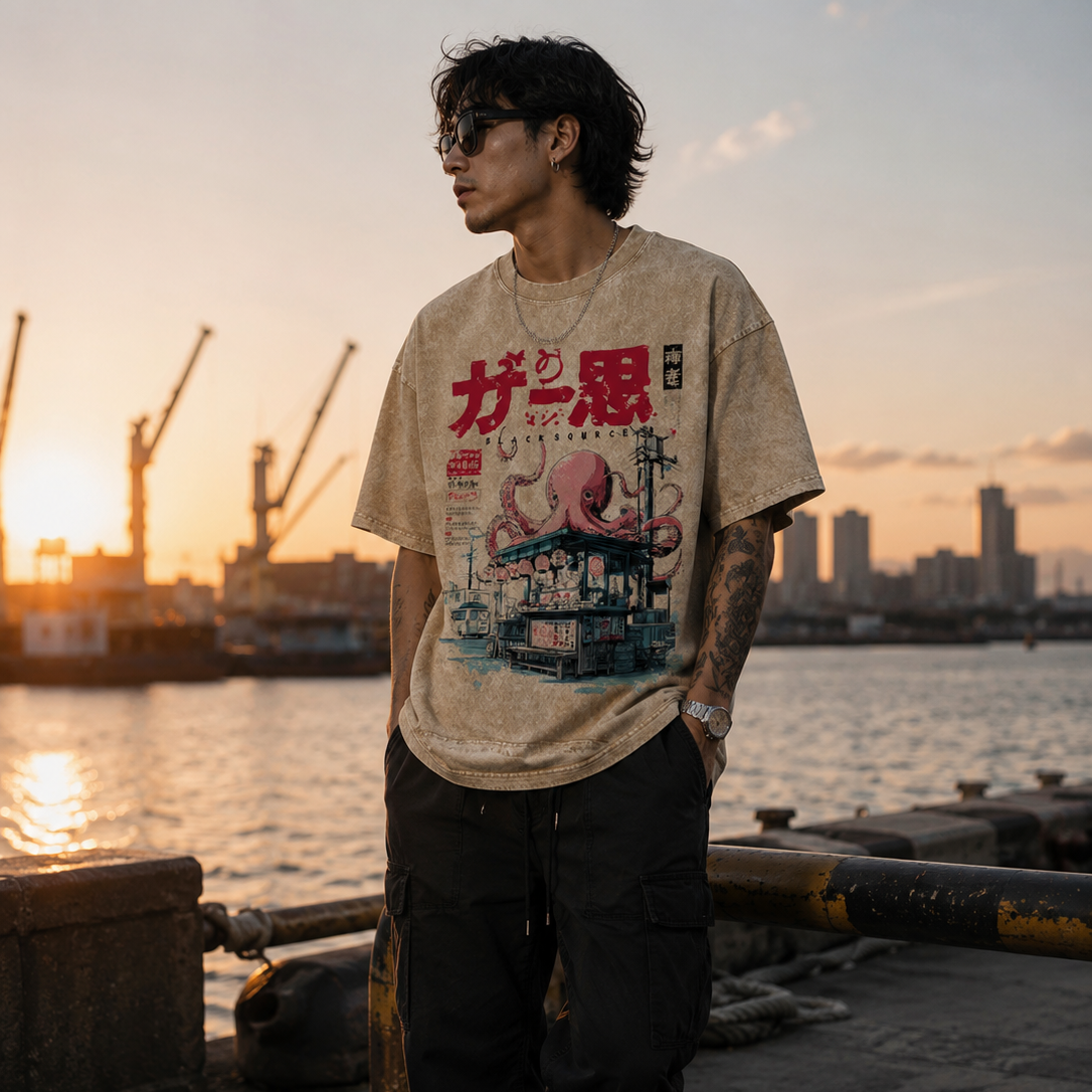 OctoBite Japanese Tee