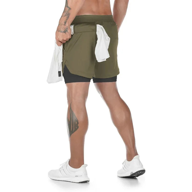 Men’s 2-in-1 Gym Shorts