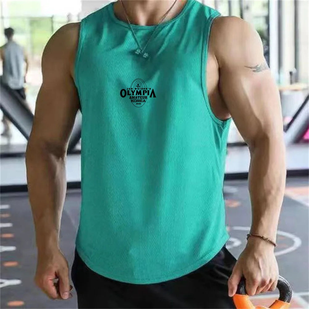 Olympus Stripe Gym Tank