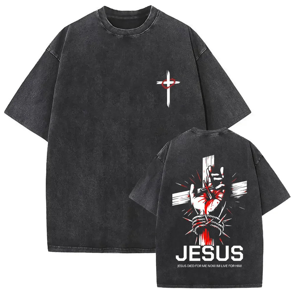Forgive Them Vintage Oversized Tee