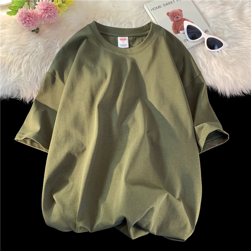 Casual Cotton T-Shirt – Men’s Loose Fit
