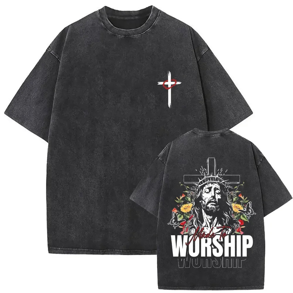 Forgive Them Vintage Oversized Tee