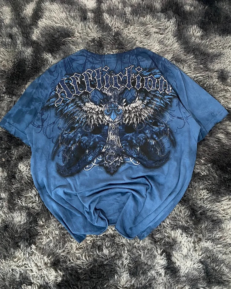 Y2K Void Oversized Tee