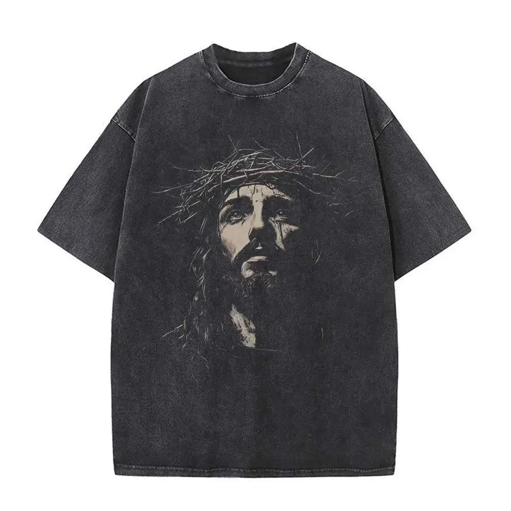 Forgive Them Vintage Oversized Tee