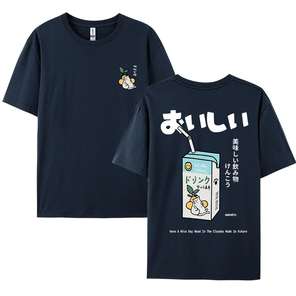 Kawaii Cat Oversized Tee