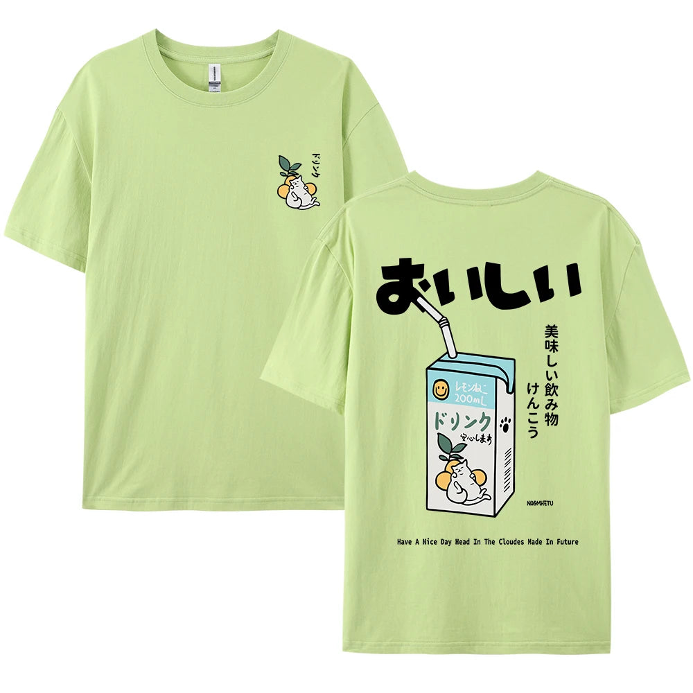 Kawaii Cat Oversized Tee