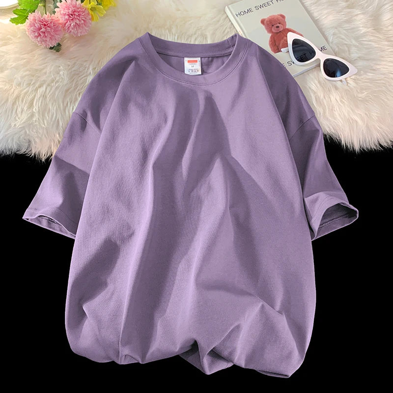 Casual Cotton T-Shirt – Men’s Loose Fit