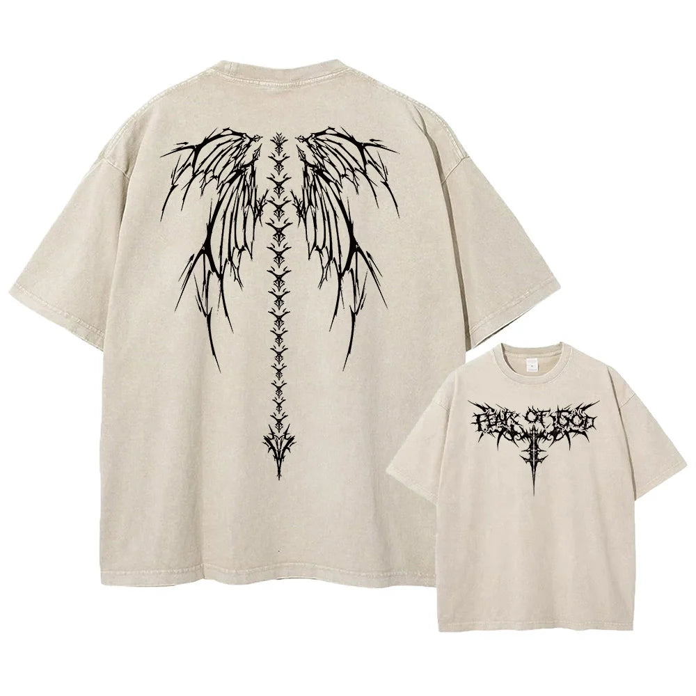 Acid Wash Oversized Tee – Streetwear Fit