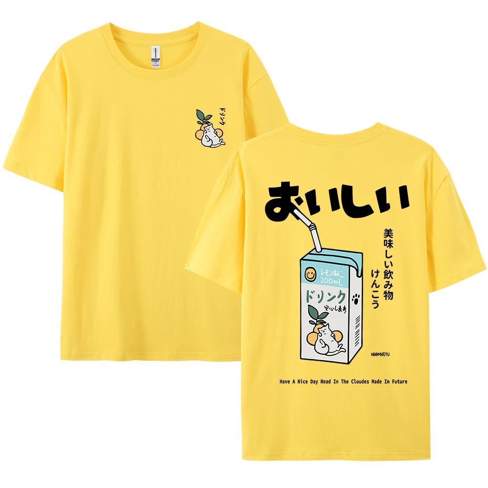 Kawaii Cat Oversized Tee