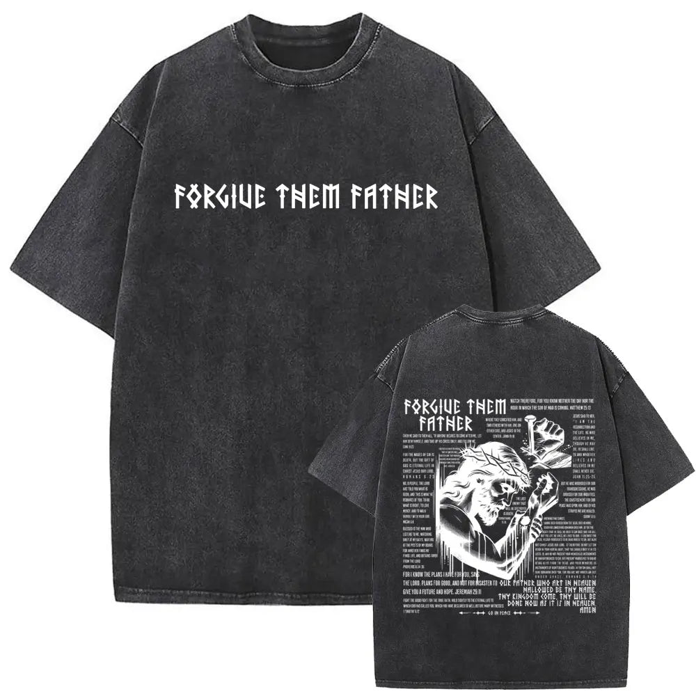 Forgive Them Vintage Oversized Tee