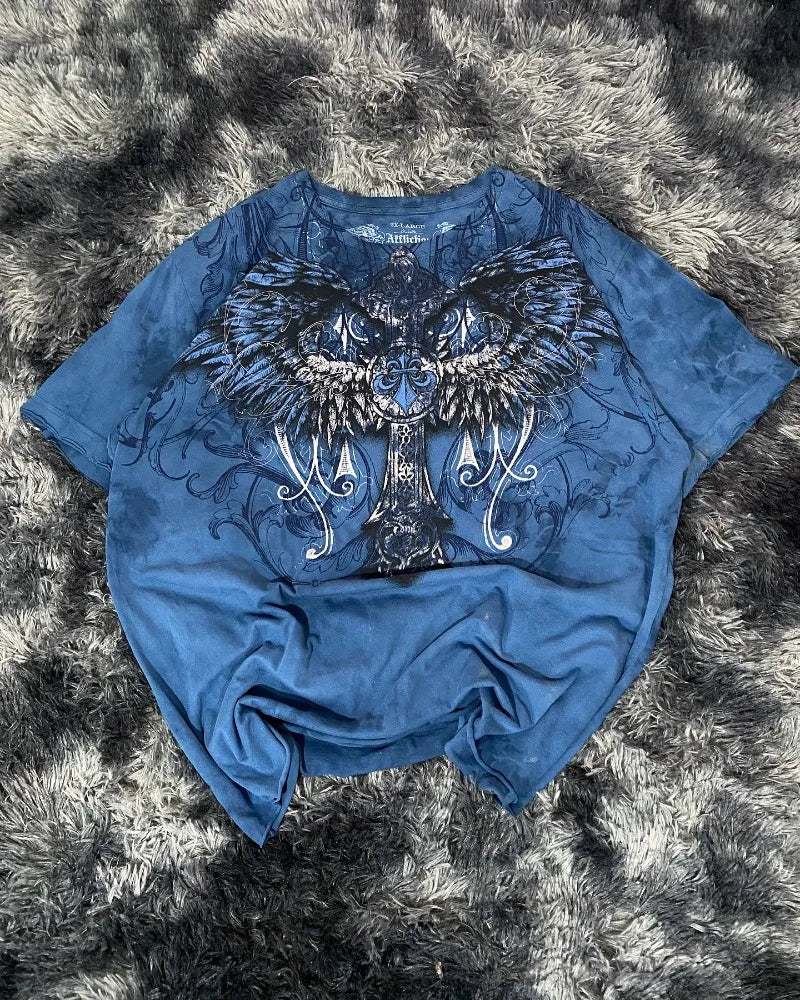 Y2K Void Oversized Tee