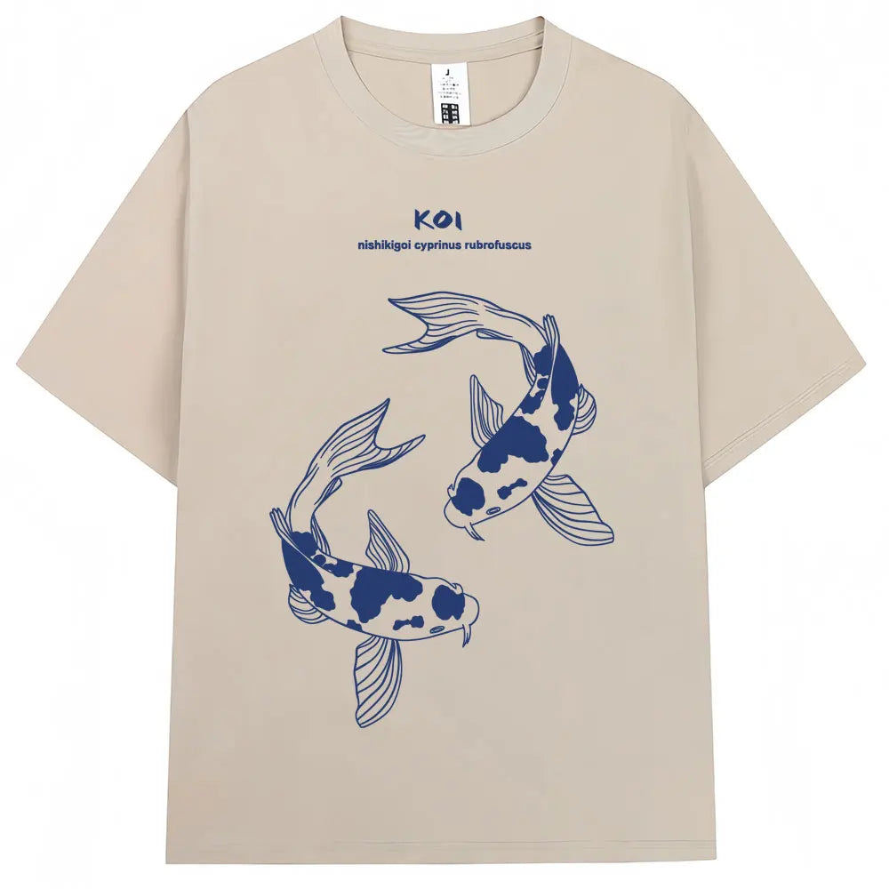 Japanese Wave T-Shirt – Oversized Cotton