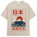 Japanese Wave T-Shirt – Oversized Cotton