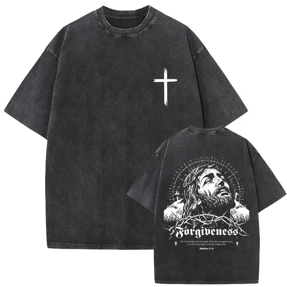 Forgive Them Vintage Oversized Tee