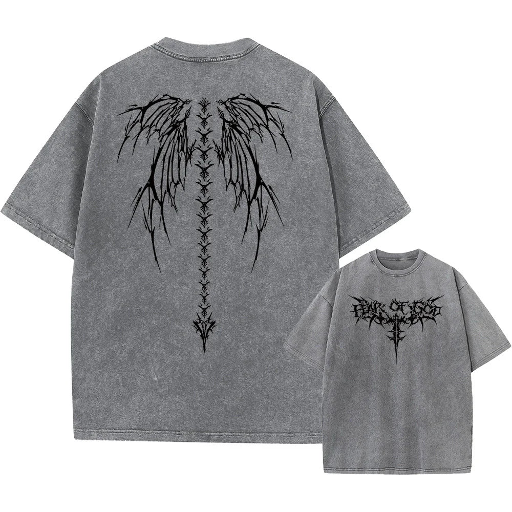 Acid Wash Oversized Tee – Streetwear Fit
