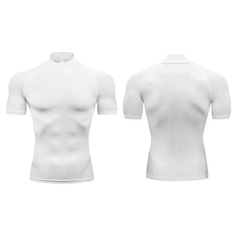 Men’s Compression Mock Neck Shirt