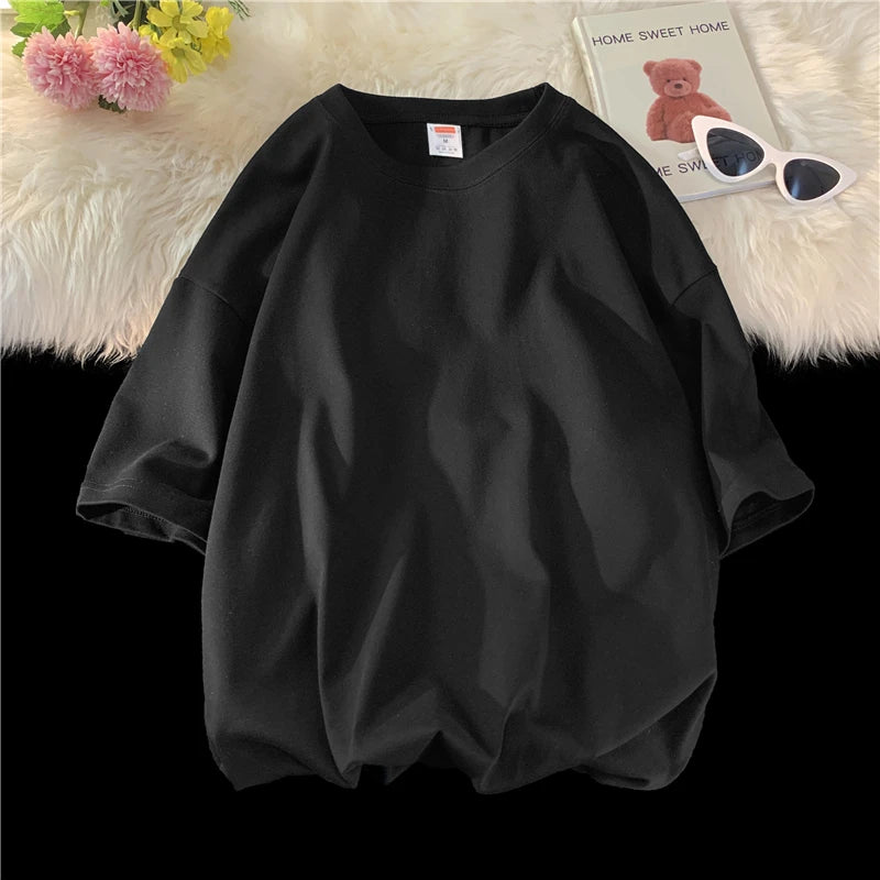 Casual Cotton T-Shirt – Men’s Loose Fit