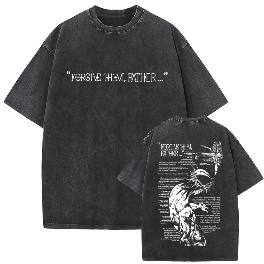 Forgive Them Vintage Oversized Tee