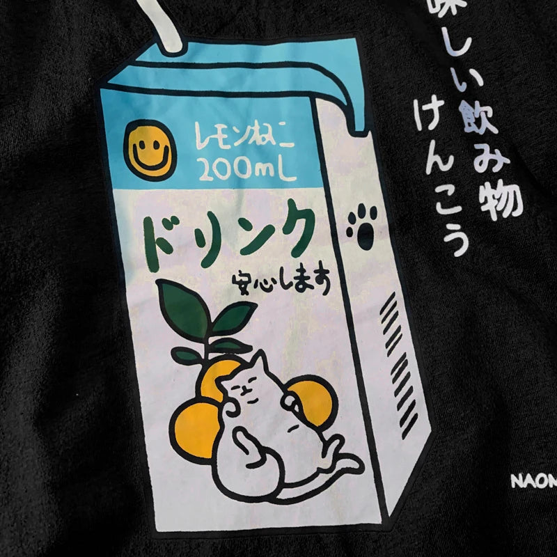 Kawaii Cat Oversized Tee