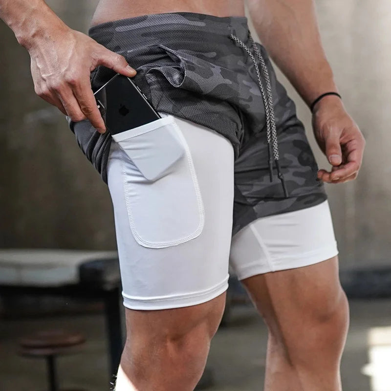Men’s 2-in-1 Gym Shorts