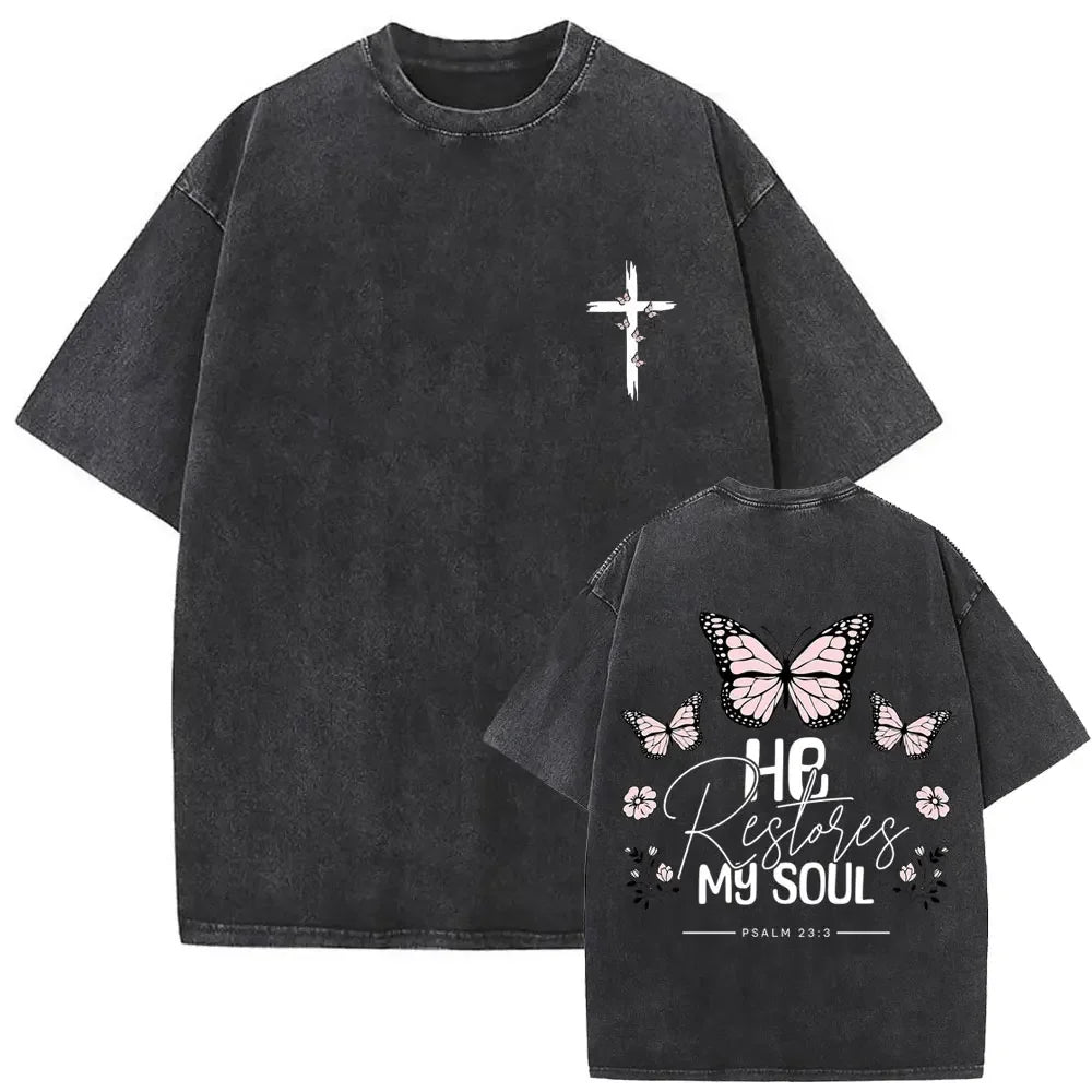 Forgive Them Vintage Oversized Tee