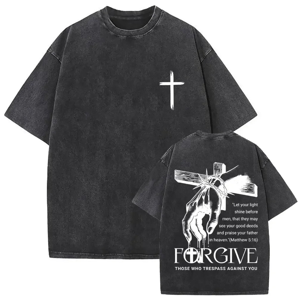 Forgive Them Vintage Oversized Tee