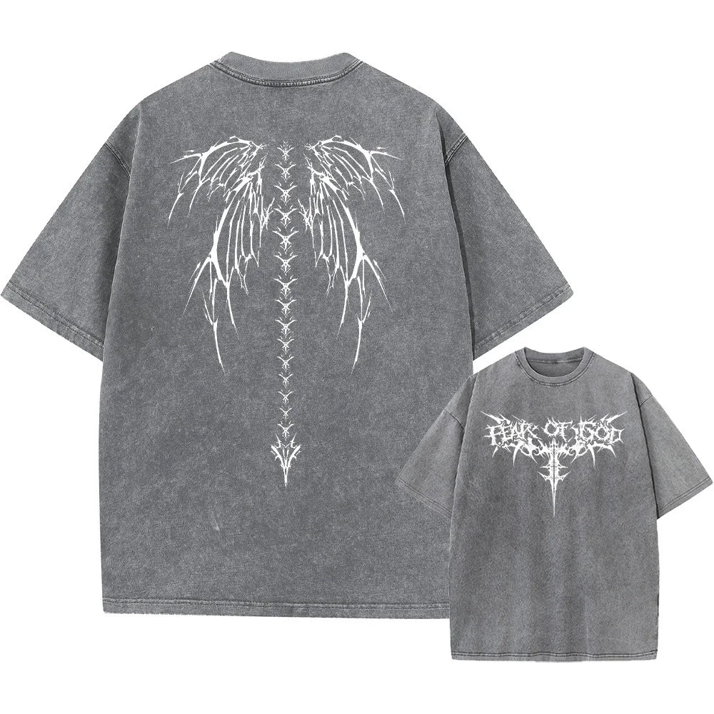 Acid Wash Oversized Tee – Streetwear Fit