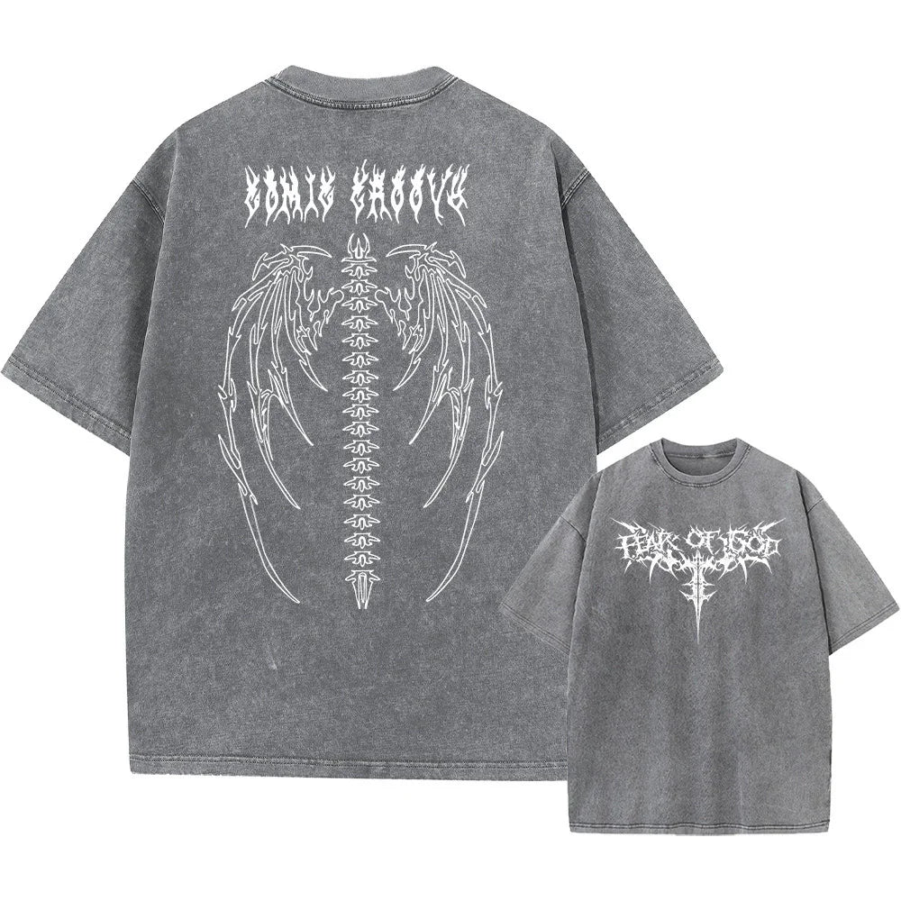 Acid Wash Oversized Tee – Streetwear Fit