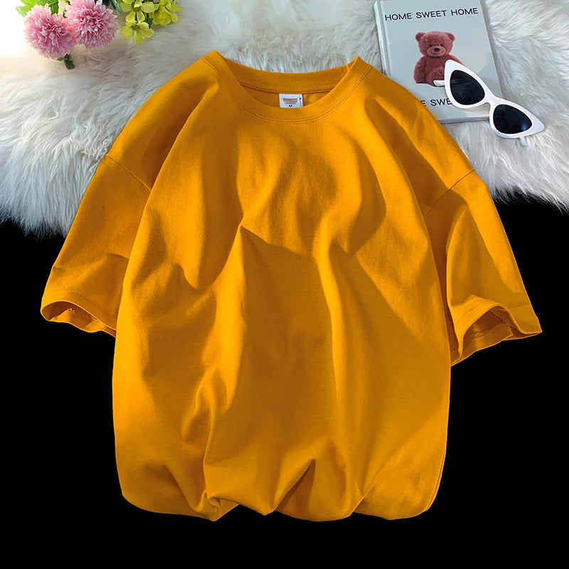 Casual Cotton T-Shirt – Men’s Loose Fit