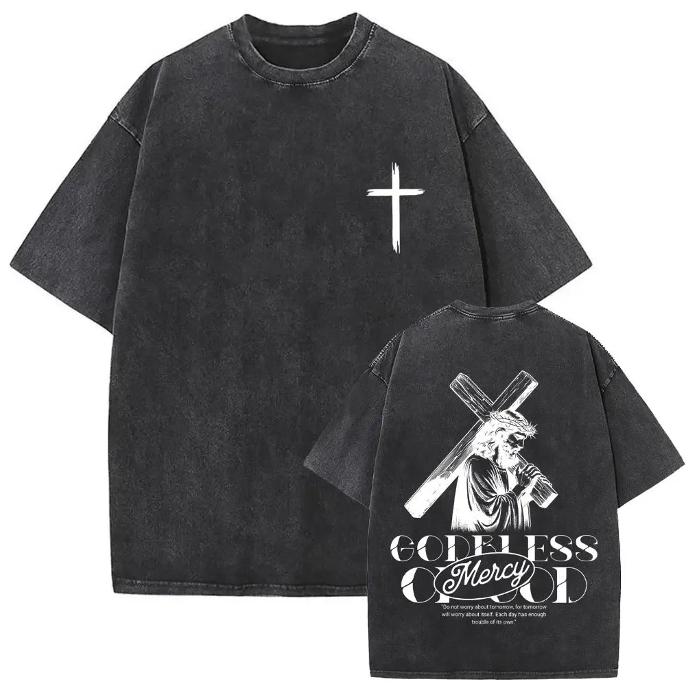 Forgive Them Vintage Oversized Tee