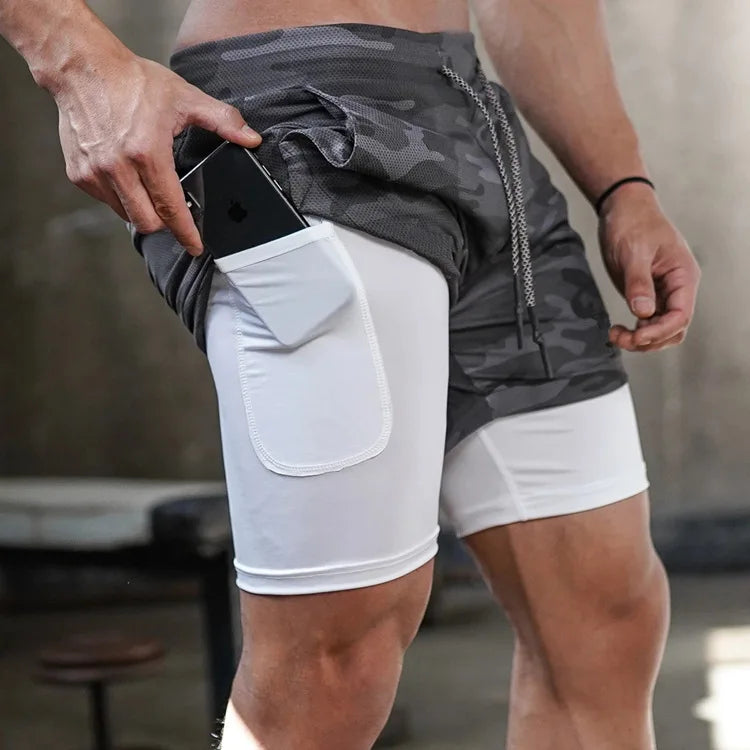 Men’s 2-in-1 Gym Shorts