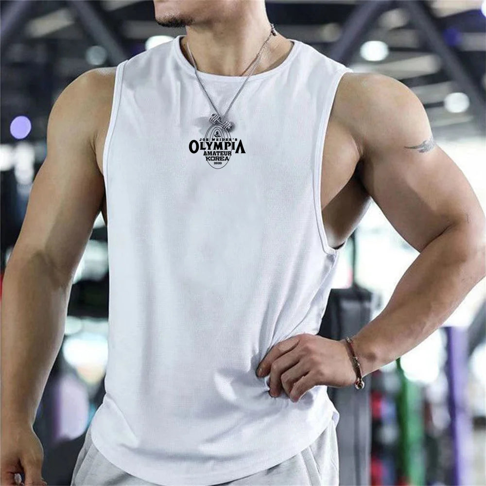 Olympus Stripe Gym Tank