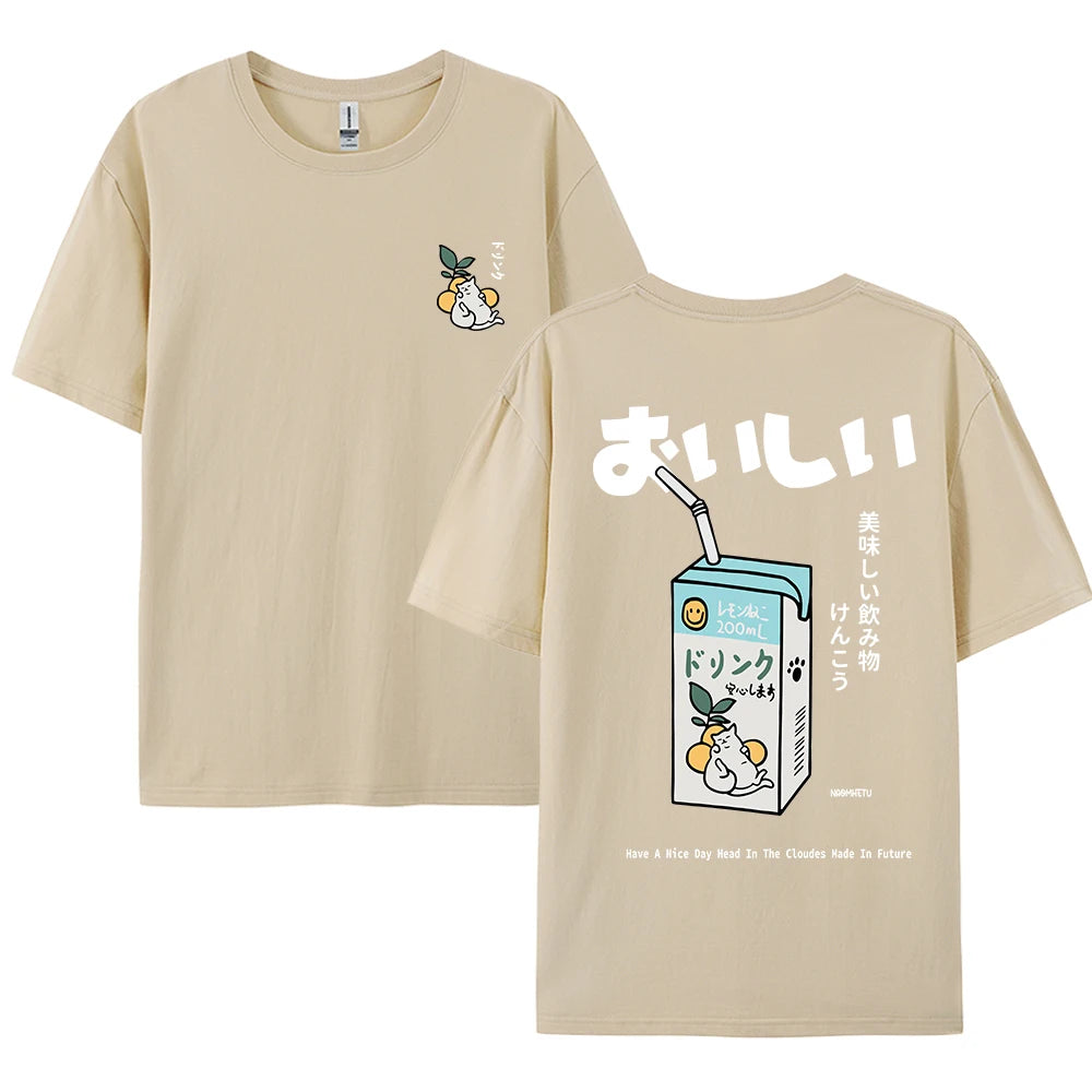 Kawaii Cat Oversized Tee