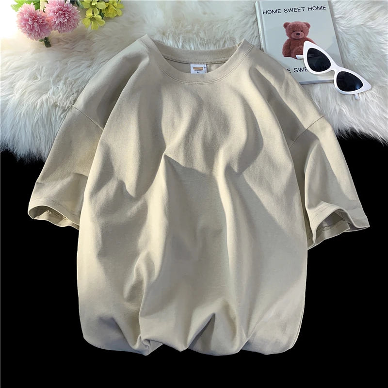 Casual Cotton T-Shirt – Men’s Loose Fit