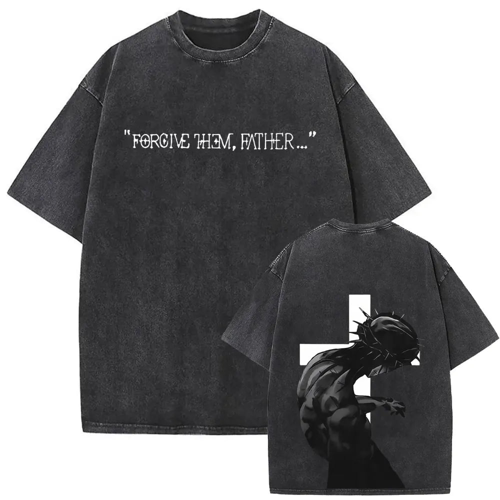 Forgive Them Vintage Oversized Tee